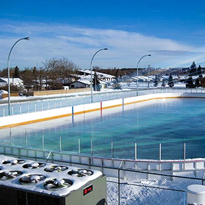 Trane Temporary Ice Rink