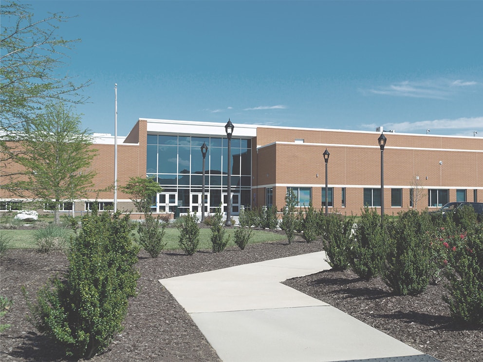 Public School Brick Building